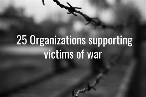 25 Organizations Supporting Victims of War | Human Rights Careers