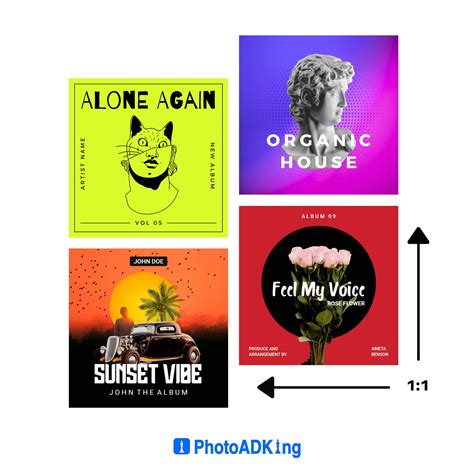 dimensions of an album cover 5