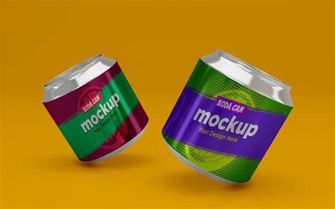 Metal Soda Tin Can Mockup 04 402247 Templatemonster