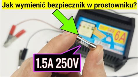 Jak wymienić bezpiecznik w prostowniku do akumulatora samochodowego