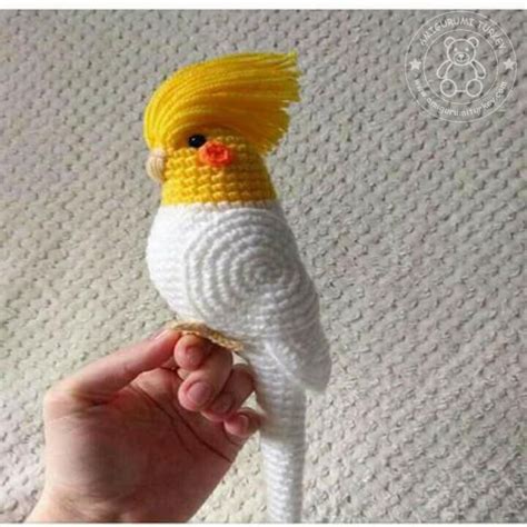 Amigurumi Papağan Tarifi Crochet bird patterns Crochet parrot