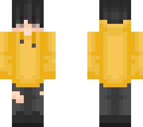 Yellow Asthetic Boy | Minecraft Skin