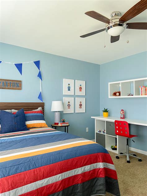 Boys Bedroom - HAVEN•DESIGNED | Boys room wall color, Boys bedroom wall ...