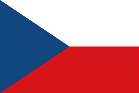 Flag Of Czech Republic Svg Vector Icon Vector Flat And With Rounded