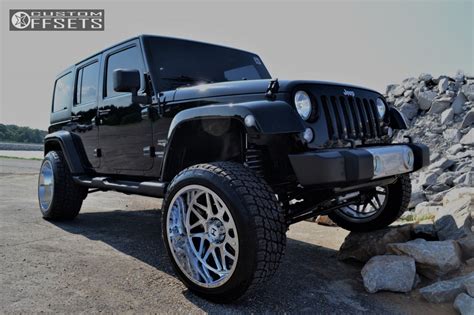 Wheel Offset Jeep Wrangler Super Aggressive Suspension Lift