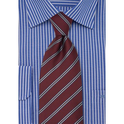 Maroon Neckties Maroon Color Striped Tie Ties