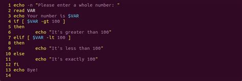 Linux Bash If Elif Else Conditionals Tutorial With Examples Poftut
