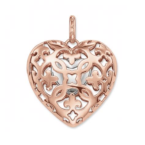 Thomas Sabo Rose Gold Plated Locket Heart Jewellery From Francis