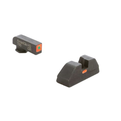 Ameriglo Cap Sight Set For Glock 424343x48 Green Tritium Orange