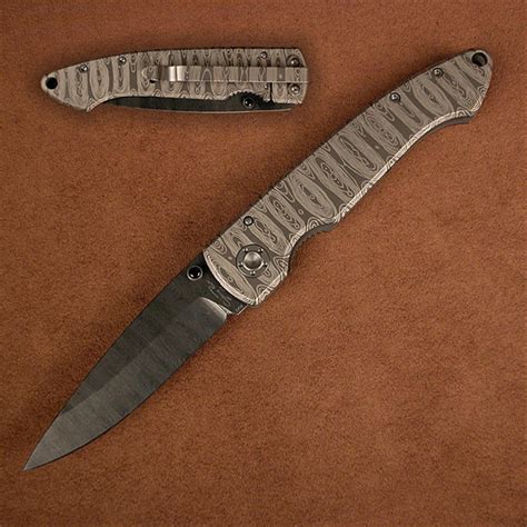 Stone River® Srg1tdl Lasered Damascus Ceramic Folding Knife 225780