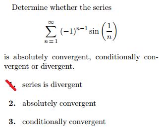 Solved Determine Whether The Series Sigma N Infinity Chegg