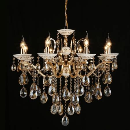 Lustre Classic 8L Metal Cristal 75cm Sindora DCD00481 8