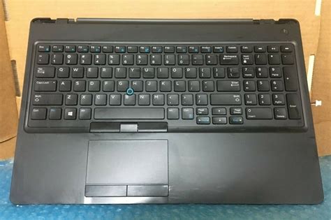 Genuine Dell Latitude 5590 15.6" Palmrest US Backlit Keyboard Touchpad ...