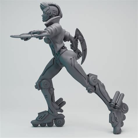 Hot Goblin Roller Blade A Topless No Piercings