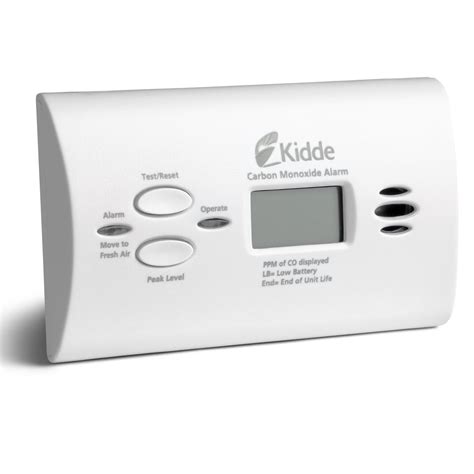 Kidde Battery Operated Carbon Monoxide Alarm With Digital Display Kn