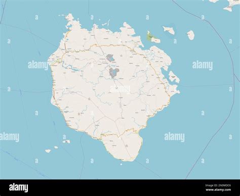 Marinduque, province of Philippines. Open Street Map Stock Photo - Alamy