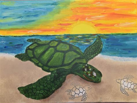 SEA TURTLE PAINT KIT - Store - Art Fun Studio