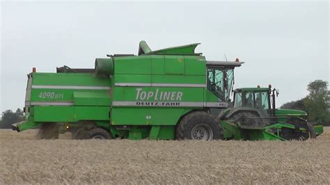 Harvest Deutz Fahr Topliner Hts Combine Harvester Youtube