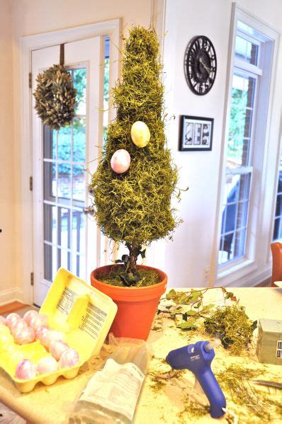 Easter Egg Topiary Tree Holiday Decorations Easter Easter Porch