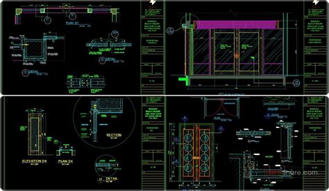 Cad Blocks Detail Doors Windows DWG Download, 56% OFF