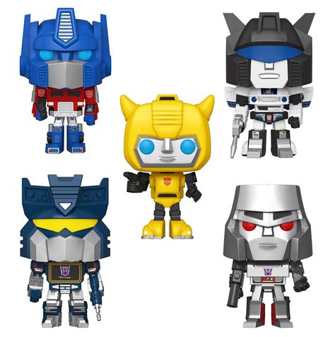 Buy Funko Pop Transformers Set Of 5 Optimus Prime Bumblebee