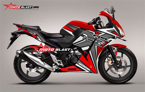 Modifikasi Striping Honda Cbr R Lokal K Red Extreme New Motoblast