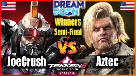 Joecrush Jack Vs Aztec Paul Winners Semi Final Tekken