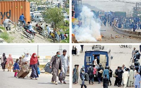 TLP Protesters Continue Road Blockades In Pindi Pakistan DAWN