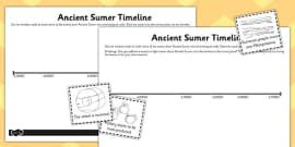 Ancient Sumer Cuneiform Writing Activity Worksheet