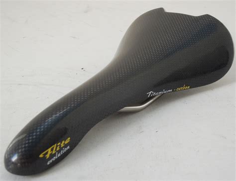 Selle Italia Flite Evolution Carbon Fiber Saddle Titanium Rails Vintage