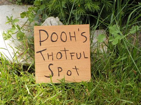 Winnie the Pooh's Thotful Spot Small Indoor Sign Custom Made to Order ...