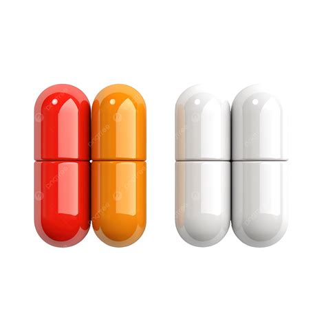 3d Rendering Medicine Capsules Isolated Doctor Concept Choose Png