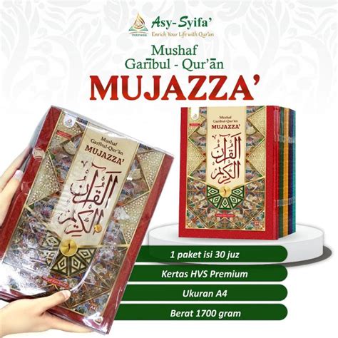 Jual Mushaf Alquran Mujazza Perjuz 30 Juz Buku 1 Juz 1 Buku Sangat