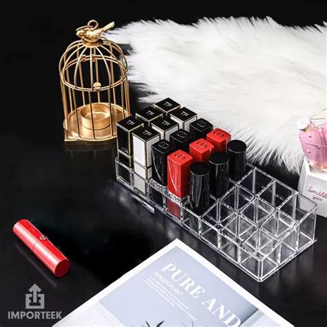 Organizador Exhibidor Maquillaje Acrilico Lapiz Labiales En Venta En