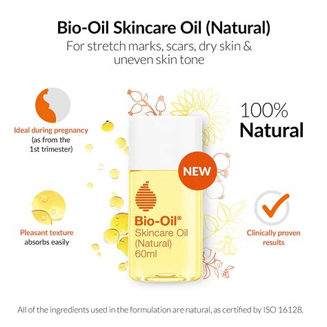 New Bio Oil Natural Skincare Oil Natural Formulation Improve