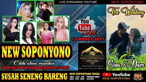 LIVE DANGDUT NEW SOPONYONO THE WEDDING SIVA DOM NEW SOPONYONO WEDDING