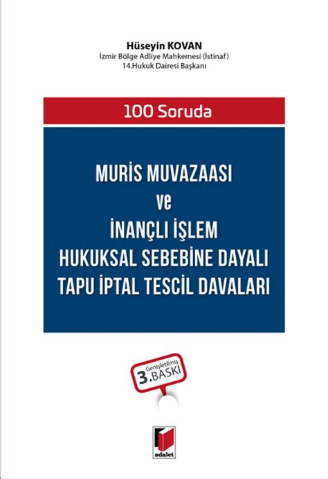 Muris Muvazaası ve İnançlı İşlem Hukuksal Sebebine Dayalı Tapu İptal