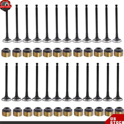 24pcs Intake Exhaust Valves Kit For 2000 2001 2008 Hyundai Sonata Kia