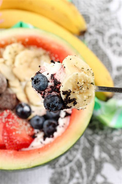 Yogurt + Fruit Watermelon Bowl - This Worthey Life - Food, Travel, Parenting, Entertainment ...