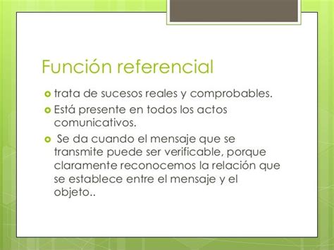 Funcion Referencial