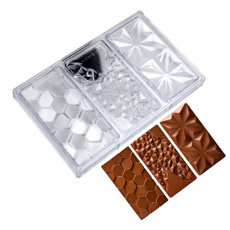 Moule Chocolat En Polycarbonate Pour Barre De Bonbons Bonooking Forme