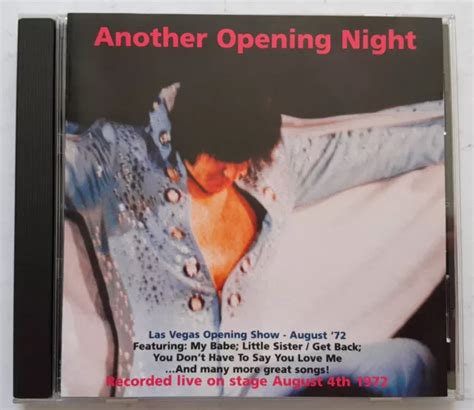 ELVIS PRESLEY ORIGINAL CD Import Another Opening Night 1972 EUR 18