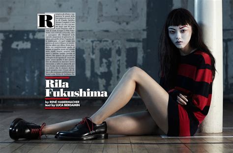 Rila Fukushima L Uomo Vogue