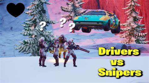 ICE DRIVERS VS SNIPERS Fortnite Creative Map Code Dropnite