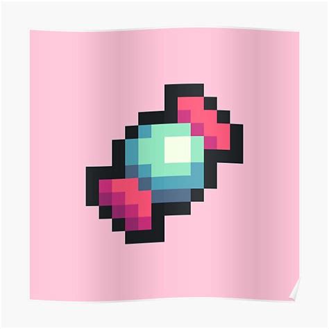 Pixel Art Pattern Candy Poster For Sale By Bambv2 Redbubble