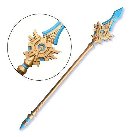 Genshin Impact Skyward Spine PU Foam Spear-100cm | Hobby Maniaz