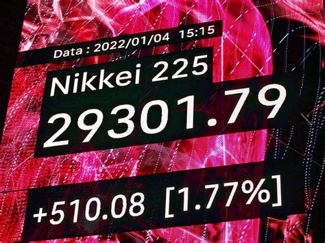 大発会の日経平均終値510円高、4年ぶり前年末を上回る：写真 読売新聞