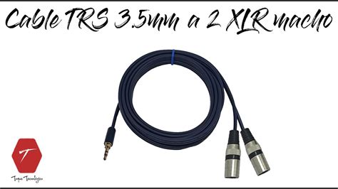 Cómo hacer reparar armar un cable TRS a 2 a 2 XLR Canon 2x1