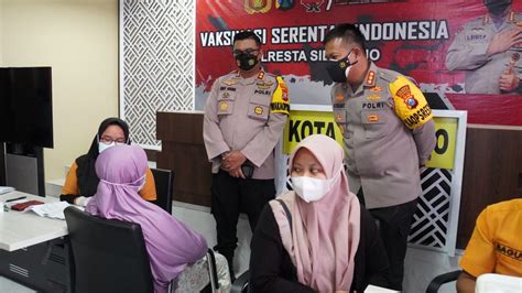 Vaksin Booster Jadi Syarat Mudik Polresta Sidoarjo Siapkan Berbagai