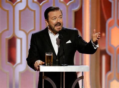 Ricky Gervais Hosts the Golden Globes With Beer and Vinegar - The New ...